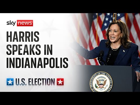 Watch live:  Kamala Harris delivers keynote speech in Indianapolis