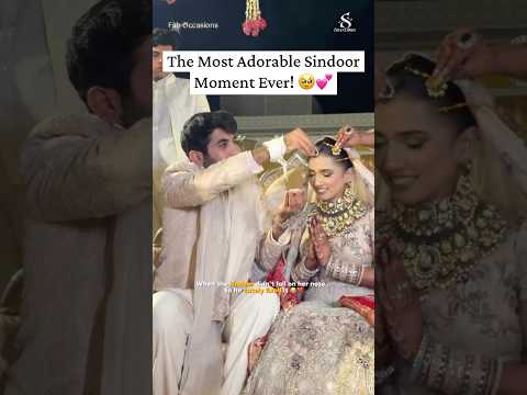 Groom Intentionally Puts Sindoor on Bride’s Nose | Couple Goals | Romantic Moments | Sweet Gesture