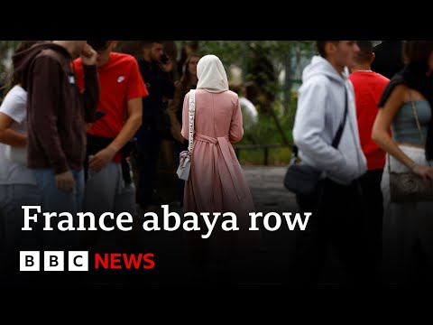 French schools send home girls wearing banned abaya robe - BBC News