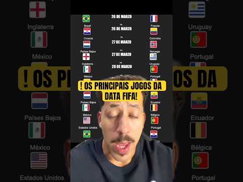 OS PRINCIPAIS JOGOS DA DATA FIFA! #futebol