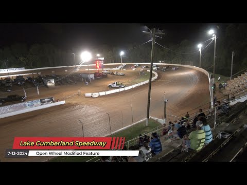 Lake Cumberland Speedway - Modified Feature - 7/13 2024 - dirt track racing video image