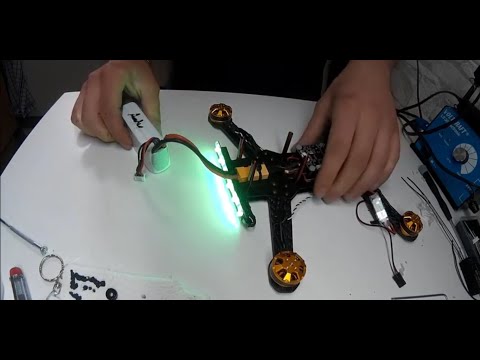 Teil 3 // Wir bauen einen Race Quad ZMR250 // CC3D LED Tx60 verbauen  // Dys 2204 20A Esc // - UCAf5MMZ3doB8cHI07rEIwfA