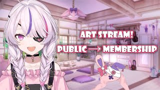 ART STREAM!!! PUBLIC TO MEMBERSHIP STRIM【Maria Marionette | NIJISANJI 