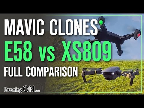 DroningON | Mavic Clones: Eachine E58 vs Visuo XS809HW - Which To Buy? - UCYoEOmvbMm0LX6AsIwANvug