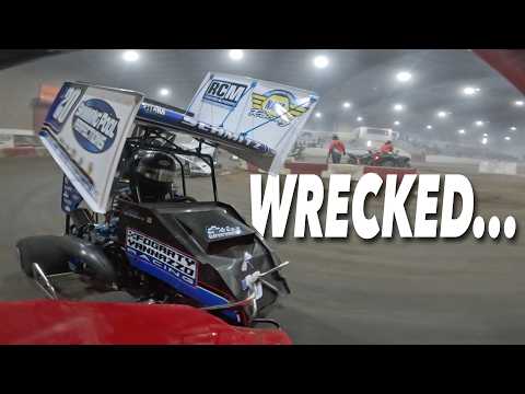 We Were Chasing The Leader, And Got Wrecked..... - dirt track racing video image