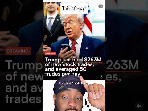 Trump! First President To Ever Do it! Trade at this scale! Follow the money save this video! ￼