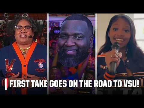 FIRST <strong>TAKE</strong> <strong>LIVE</strong> FROM VIRGINIA STATE UNIVERSITY‼️