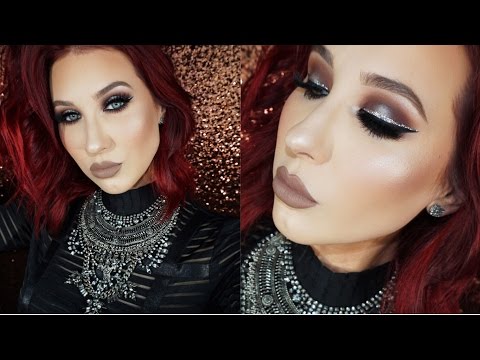 Halo Smokey Eye with Glitter Liner  | Jaclyn Hill