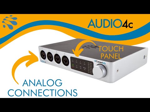 AUDIO4c: Analog Connections & Touch Panel