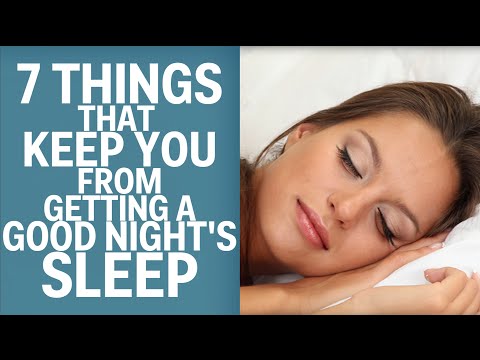 What Keeps You From Getting A Good Night's Sleep - UCcyq283he07B7_KUX07mmtA