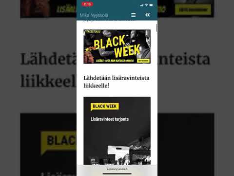 BLACK FRIDAY 2021 FITNESSTUKULLA KÄYNNISSÄ!