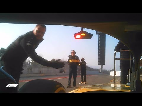 Visor Cam! Onboard with Hulkenberg in the 2018 Renault