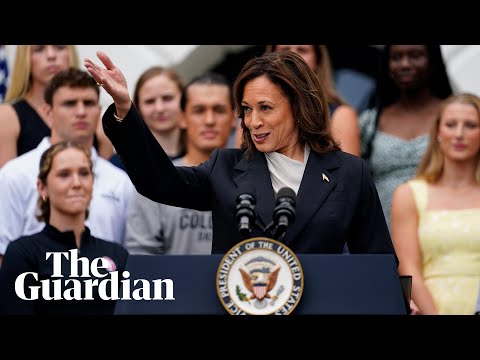 Kamala Harris' first speech after Joe Biden drops out of race