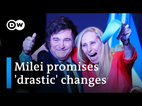 Right-wing populist Javier Milei wins Argentina's presidential election | DW News