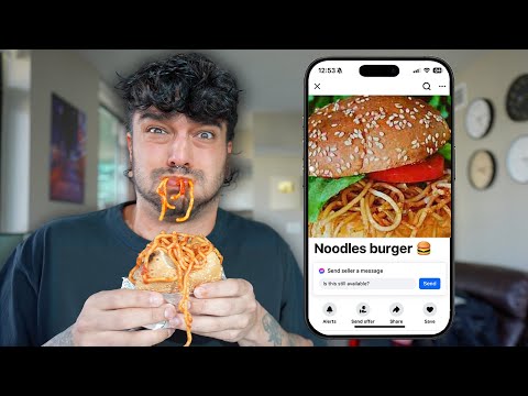 Only Eating Food from Facebook Marketplace