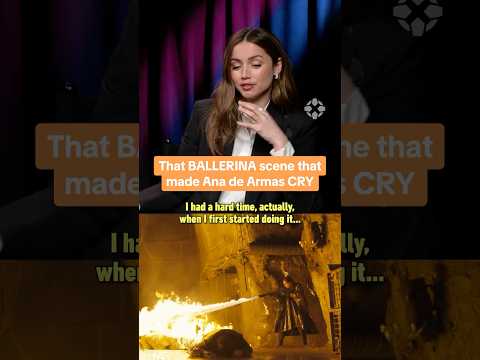 Ana de Armas and Ballerina director Len Wiseman discuss the iconic flamethrower scene! #ballerina