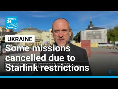 Ukraine accuses SpaceX of crippling military missions as ties with US worsen • FRANCE 24 English