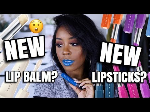 FENTY BEAUTY SUMMER COLLECTION 2019 | POUTSICLE LIPSTICK, PRO KISS'R LIP BALM + MORE! | Andrea Renee