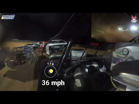 #45 Chase Holland - Modified - 11-16-2024 Springfield Raceway - In Car Camera - dirt track racing video image