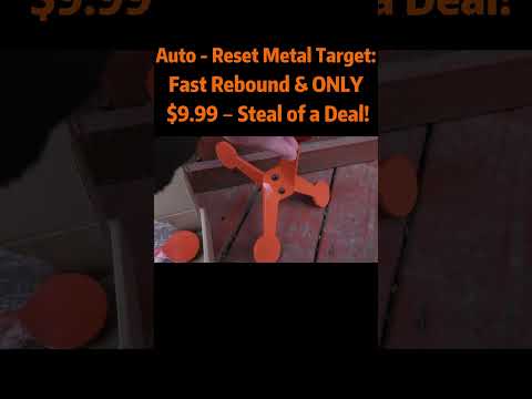 $9.99 Metal Target That Auto - Resets! Crazy Cheap, No Manual Reset Needed! #target