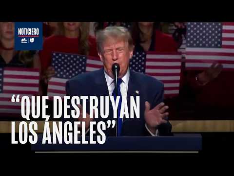 Trump y sus polémicas declaraciones sobre Los Ángeles y <strong>San</strong> Diego: <strong>La</strong> Casa Blanca aclara