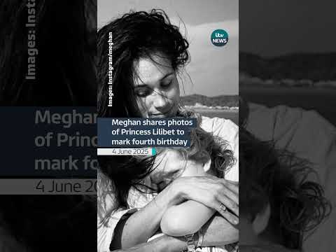 The Duchess of Sussex has posted family photos of her daughter Princess Lilibet #itvnews