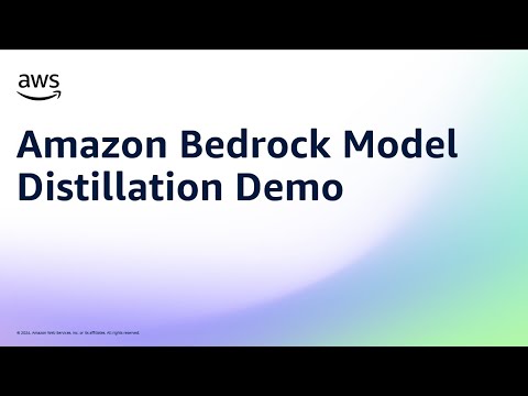 Amazon Bedrock Model Distillation Demo | Amazon Web Services