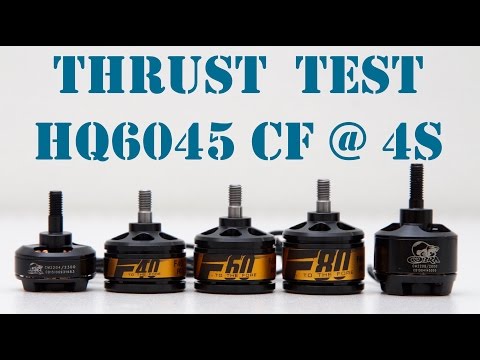 Thrust Test Cobra vs Tiger // CM2204 2300 / F40 / F60 / F80 / CM2208 2000 // HQ6045 CF @ 4s - UCdC5sGMOK8Zwnl8gXdr5C4w