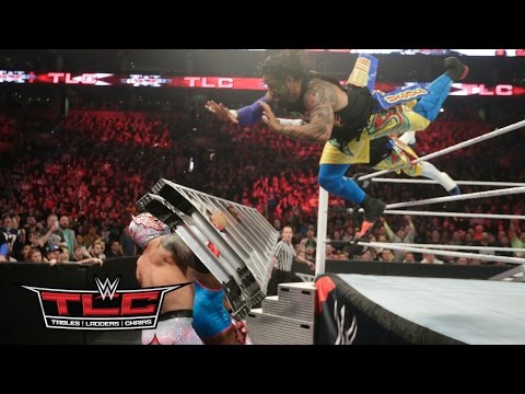 WWE Network: The Usos vs. Lucha Dragons vs. The New Day: WWE TLC 2015 - UCJ5v_MCY6GNUBTO8-D3XoAg