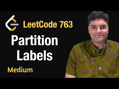 Partition Labels - Leetcode 763 - Python