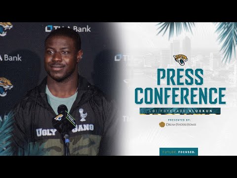 Oluokun: "I think there’s a lot of upside" | Intro Press Conference | Jacksonville Jaguars video clip 