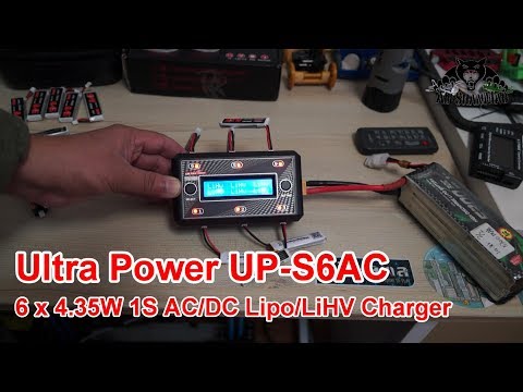 Ultra Power UP-S6AC 6 Channel 4.35W 1S LiPO LiHV Battery Charger - UCsFctXdFnbeoKpLefdEloEQ