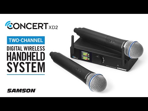 Samson Concert XD2 Handheld Two-Channel Digital Wireless System