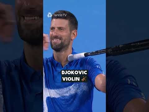 Novak Djokovic Pulls Out His Musical Instrument 🤣