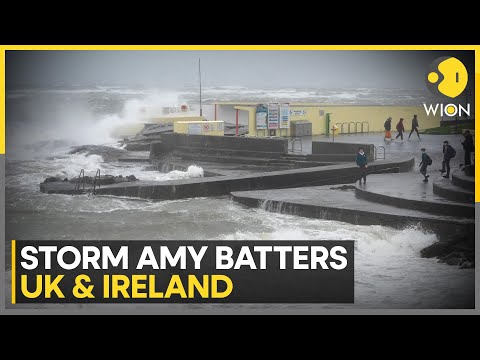 Storm Amy Batters UK With Record Winds and Heavy Rain | WION