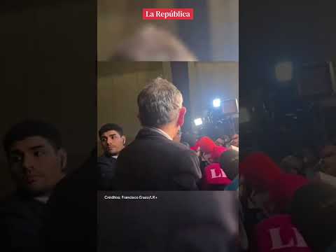 Pedro Francke, miembro del equipo de Roberto Sánchez, declaró tras llegar al debate presidencial