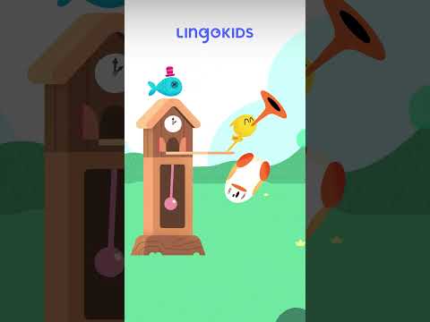 A penguin went for a walk and…🐧 HICKORY DICKORY DOCK 💥 @Lingokids #nurseryrhymes #forkids #songs