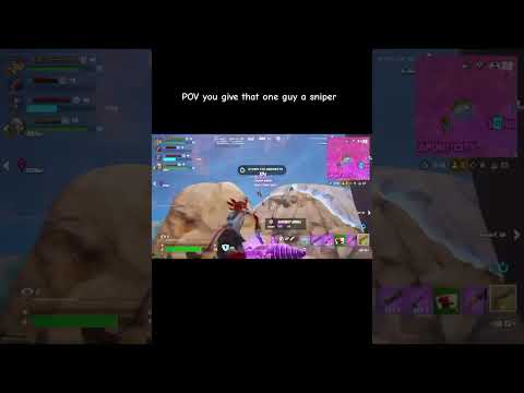 POV: you give that one guy a sniper #fortnite #fortniteclips #gaming
