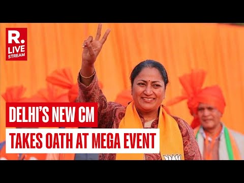 LIVE: Delhi CM Swearing In From Ramlila Maidan | Rekha Gupta Takes Oath To Become Fourth Woman CM