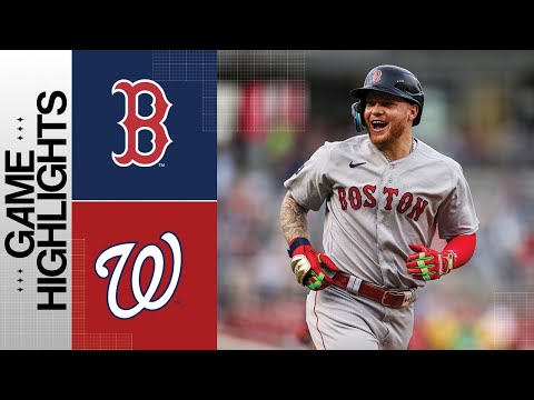 Red Sox vs. Nationals Game Highlights (8/15/23) | MLB Highlights video clip