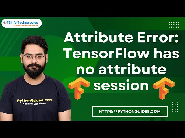 TensorFlow Attribute Error: ‘log’