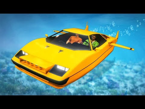 WORLD'S FIRST SUBMARINE CAR! (GTA 5 DLC) - UCfLuMSIDmeWRYpuCQL0OJ6A