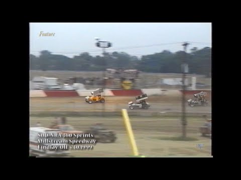 SOD vs NRA 360 Sprints - Millstream Speedway, Findlay, OH May 30, 1999 - dirt track racing video image