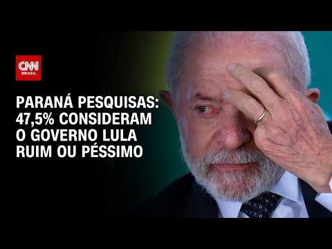 ​Pesquisa mostra que 47,5% dos brasileiros consideram o governo Lula ruim ou péssimo | BASTIDORES CNN