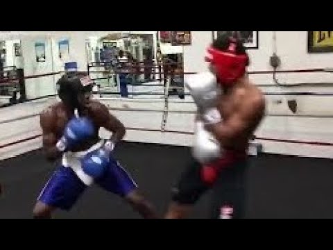 (PROOF) Shakur Stevenson getting TOUCHED UP Sparring O'shaquie Foster 1st time Says Kur