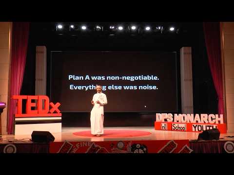 Dreams vs goalsPlan B gives permission to fail. | Haitham Al-Haidiri | TEDxDPS Monarch Intl School
