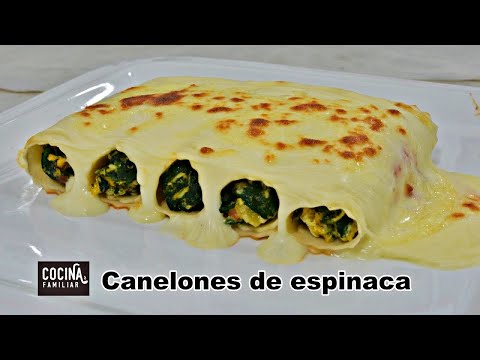 Canelones de espinaca - Un plato lleno de sabor de Javier Romero - Blogs de  recetas