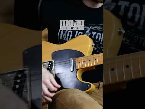 Mojotone '52 Quiet Coil Tele Pickup Bridge Clean Demo #short