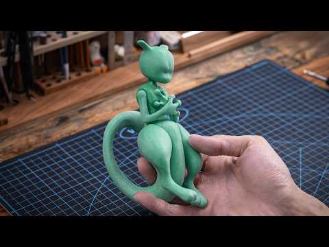 3D펜으로 1/10 뮤츠 만들기