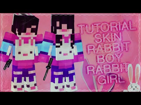 TUTORIAL: Skin Rabbit Boy/Rabbit Girl (Pixel Gun 3D) - Free Copy 🐰